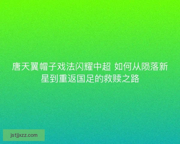 唐天翼帽子戏法闪耀中超 如何从陨落新星到重返国足的救赎之路